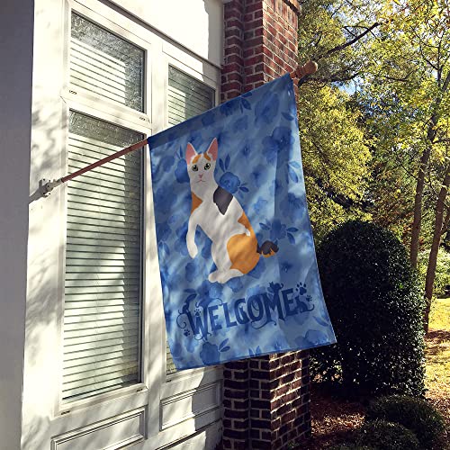 Drapeau Japanese Bobtail Cat Welcome Flag grand format multicolore Caroline's Treasures - 3