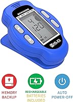 Vista 6 de KLIQ MicroNome - Mini metrónomo digital recargable - con altavoz (volumen digital, ajuste de ritmo y tempo) diseñado para su uso con piano, Azul