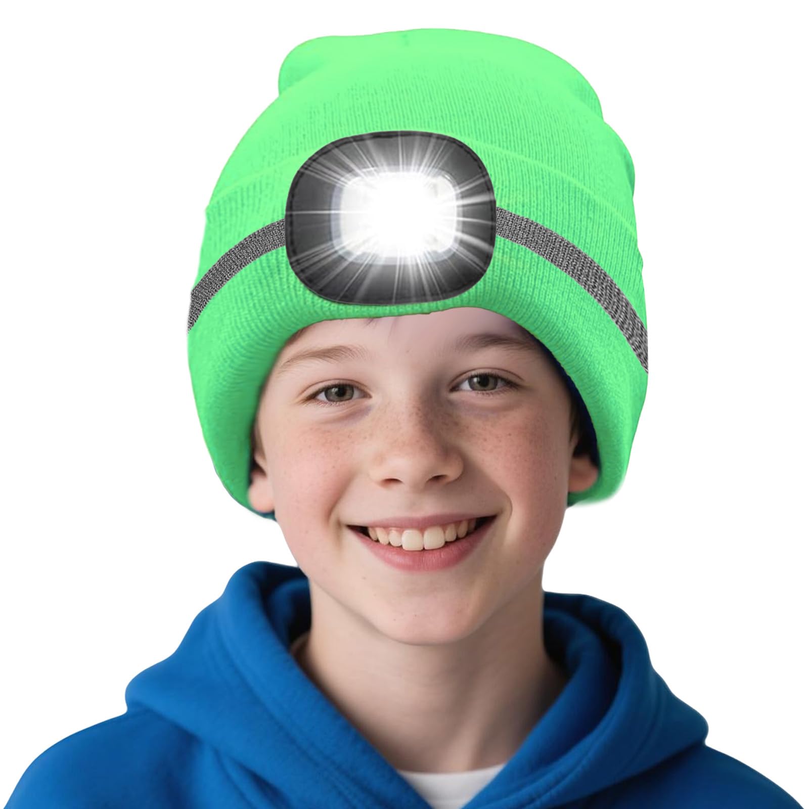 AWSOLAR Winter Mütze Mit Licht für Kinder