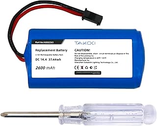 Replacement Battery for Eufy RoboVac 11 11C 11S 11S Plus 11S MAX 12 15C 15C MAX 15T 25C 30C G10 Hybrid G30 Edge R500 R450 & Ecovacs Deebot N79 N79S N95 DN622 661 14.4V 2600mAh