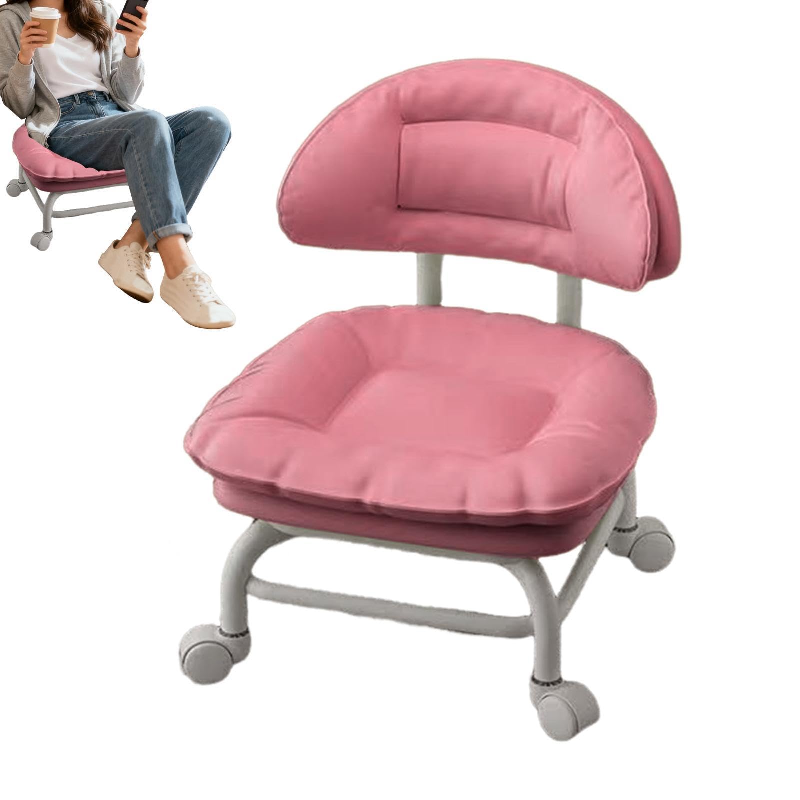 Tabouret roulant avec - Chaise pivotante avec roulettes