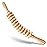 Manual Wooden Massage Stick for Legs Cellulite Remover, Massage Tool, Fascia Blaster - Reduces Cellulite on Legs and Other Body Parts (12 Wheel/White)
