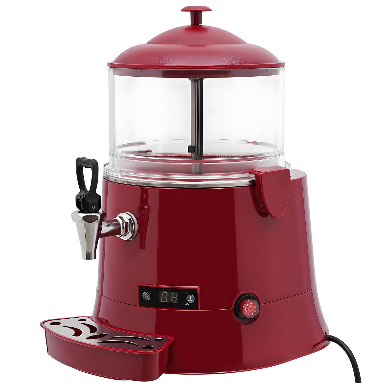 CelyToe Auto Stir Hot Beverage Dispenser 400W,5L/10L,Detachable Red-5L