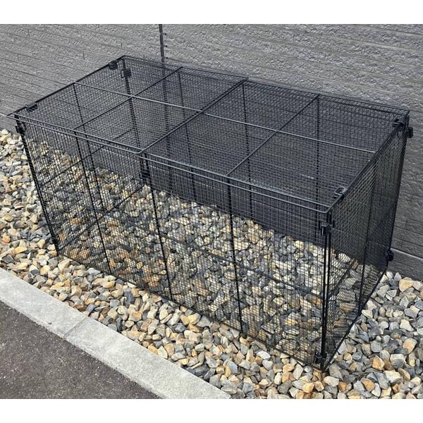 Amazon.co.jp: ゴミステーション 屋外 大型 ゴミ箱 簡易折りたたみ式
