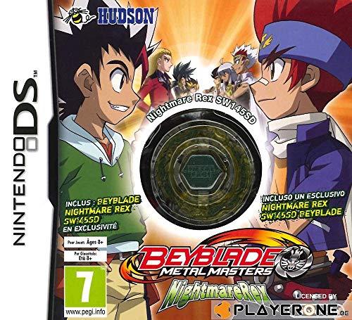 Beyblade metal masters : nightmare rex + toupie