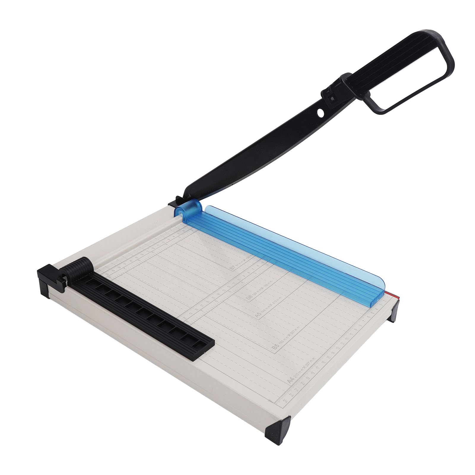 Taglierina manuale, taglierina da tavolo con lama in acciaio incisiva, strumento di taglio accurato per foto, cartoline, etichette, area di taglio 320 x 250 mm, include 3