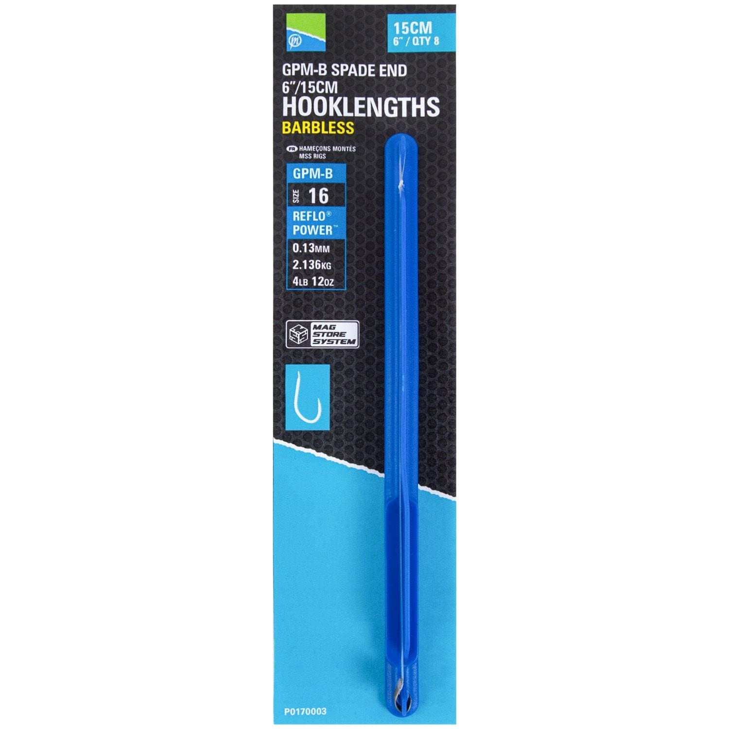 Preston GPM-B Mag Store 6" Hooklengths: 18