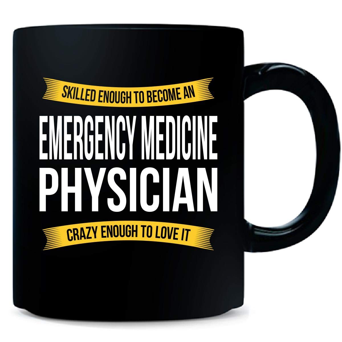 Amazon.com | Emergency Medicine Physician Gift Funny Mug Coffee Tea Cup 11  oz Black: Coffee Cups & Mugs