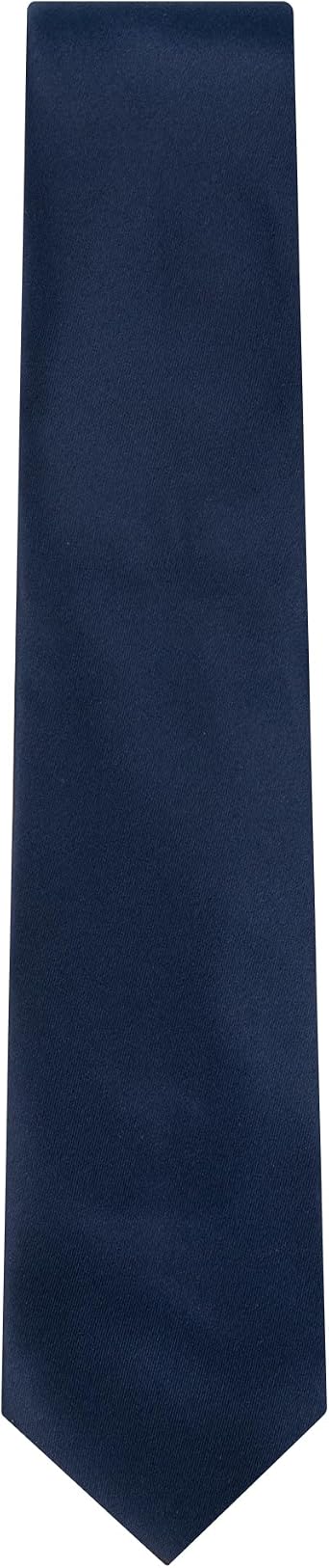 Haggar Men's Solid Dress Tie Classic Length/Width for Business Or Formal Wear