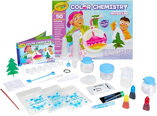Miniatura 6 de Crayola Arctic Color Chemistry Set para niños, actividades de vapor/tallo, juguete educativo, edades 7, 8, 9, 10