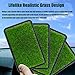 EONSMN Realistic Grass Dashboard Mat for Cars, 6x11 Inch Universal Anti-Slip Pad Decor, Heat Resistant Car Dash Accessory Organizer (1 Pack)
