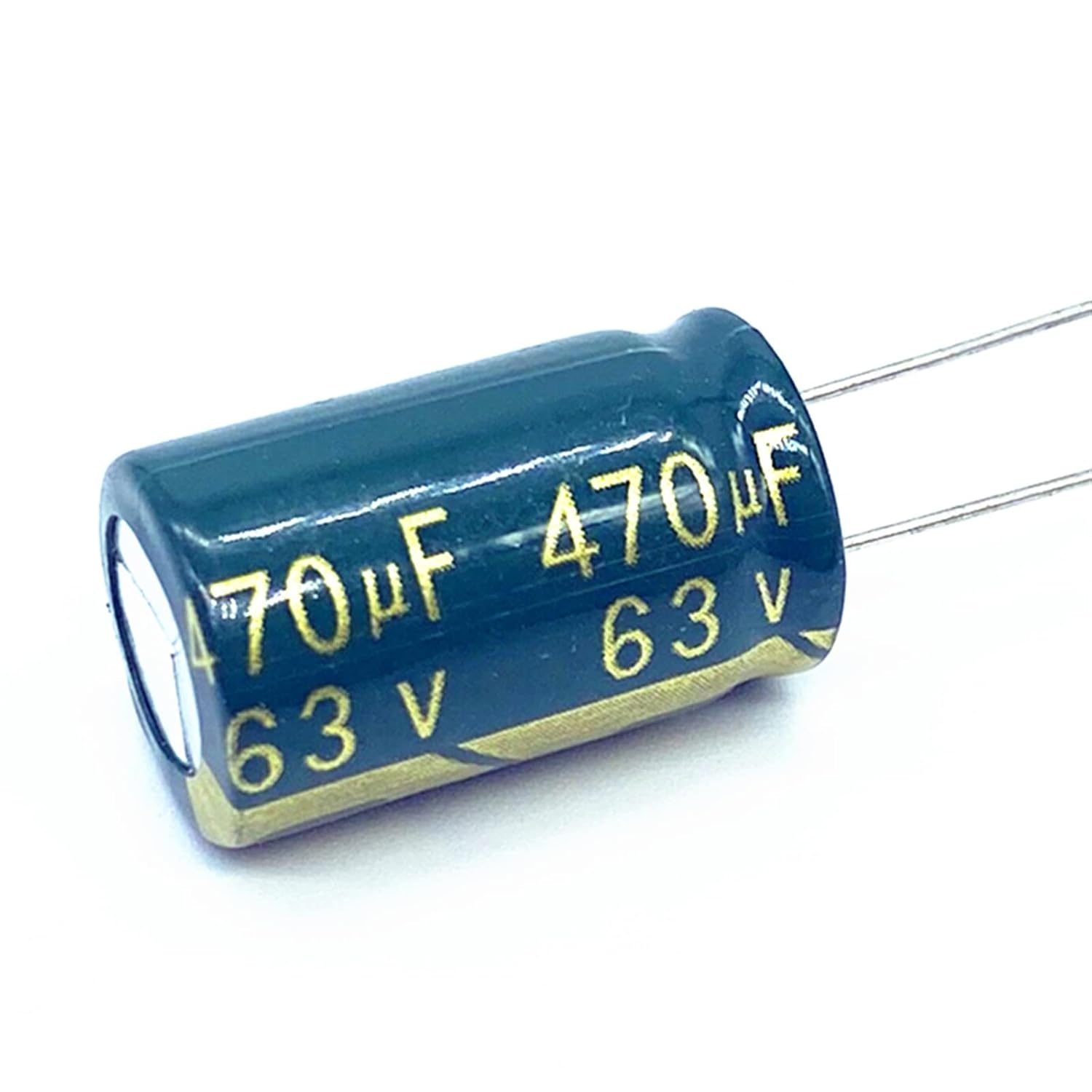 10pcs high Frequency Low Impedance 63v 470UF Aluminum Electrolytic Capacitor 13 * 20 470UF63V