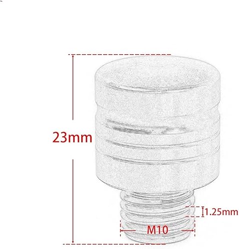 Miniatura 2 de 1 par universal M10x1.25 motocicleta CNC espejo agujero tornillo de enchufe para Yamaha Mt09 Mt07 Fz09 Fz07 Mt125 Mt25 Mt10 Mt03 Mt01 Mt Logo.Espejo