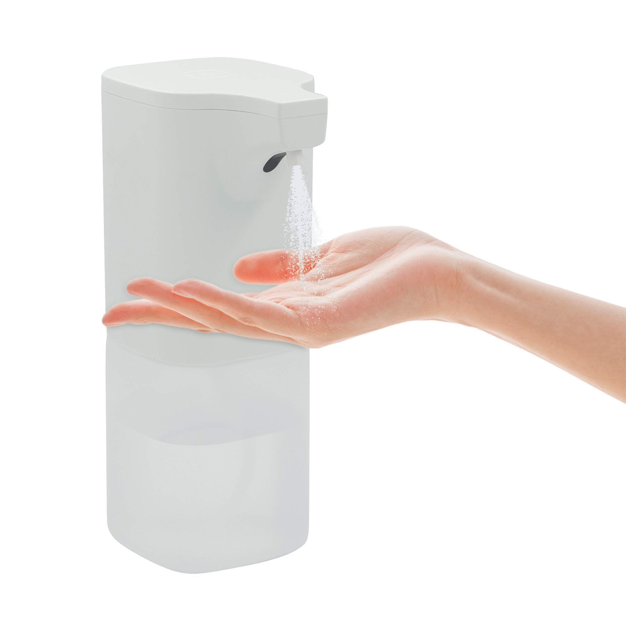 WEDO Sensor Clean 10535000 - Dispensador de desinfectante con tecnología de sensor, desinfecta por contacto, funciona con pilas, capacidad de 350 ml, resistente al agua IPX4, color blanco