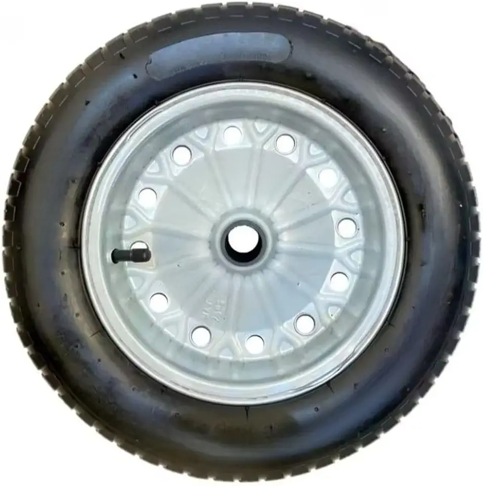 Roda Pneu E Câmara Completo para Carrinho De Mão Carriola Reforçado Carrinho de CargaS(COM 1 RODA APENAS)