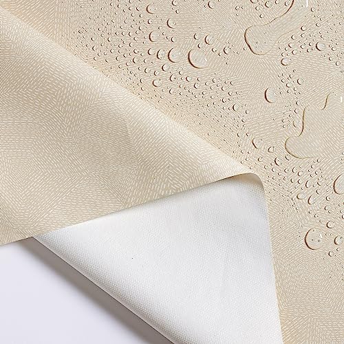 KP HOME Wipe Clean Tablecloth Rectangular 98.4x 55.1 In (250x140cm), PVC Wipeable Plastic Table Cloth for Outdoor - Image 4