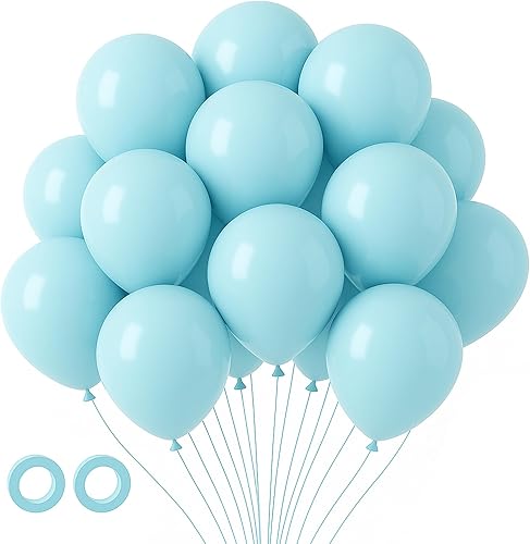 Miniatura 50 de Globos Rosados Retro, paquete de 66 globos de 12 pulgadas de color rosa suave, globos de látex para fiestas de cumpleaños, baby shower, San 07 Retro