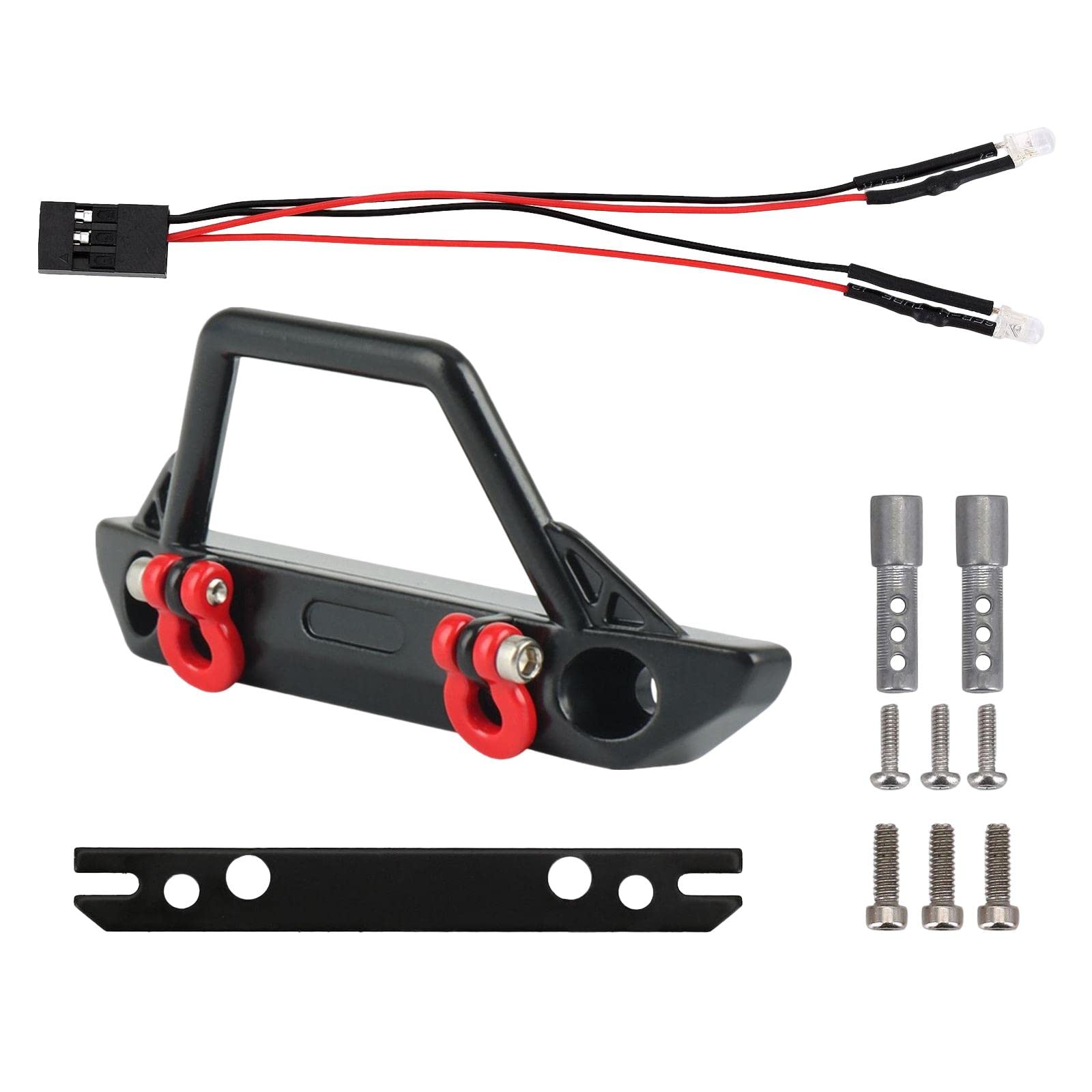 Fashion My Day® Upgrade RC Car Front Bumper 1/24 Assembly for Axial SCX24 Crawler Vehicles Flat | Radio Control & Control Line | RC Model Vehicle Parts & Accessories| Cars, Trucks & Motorcycles