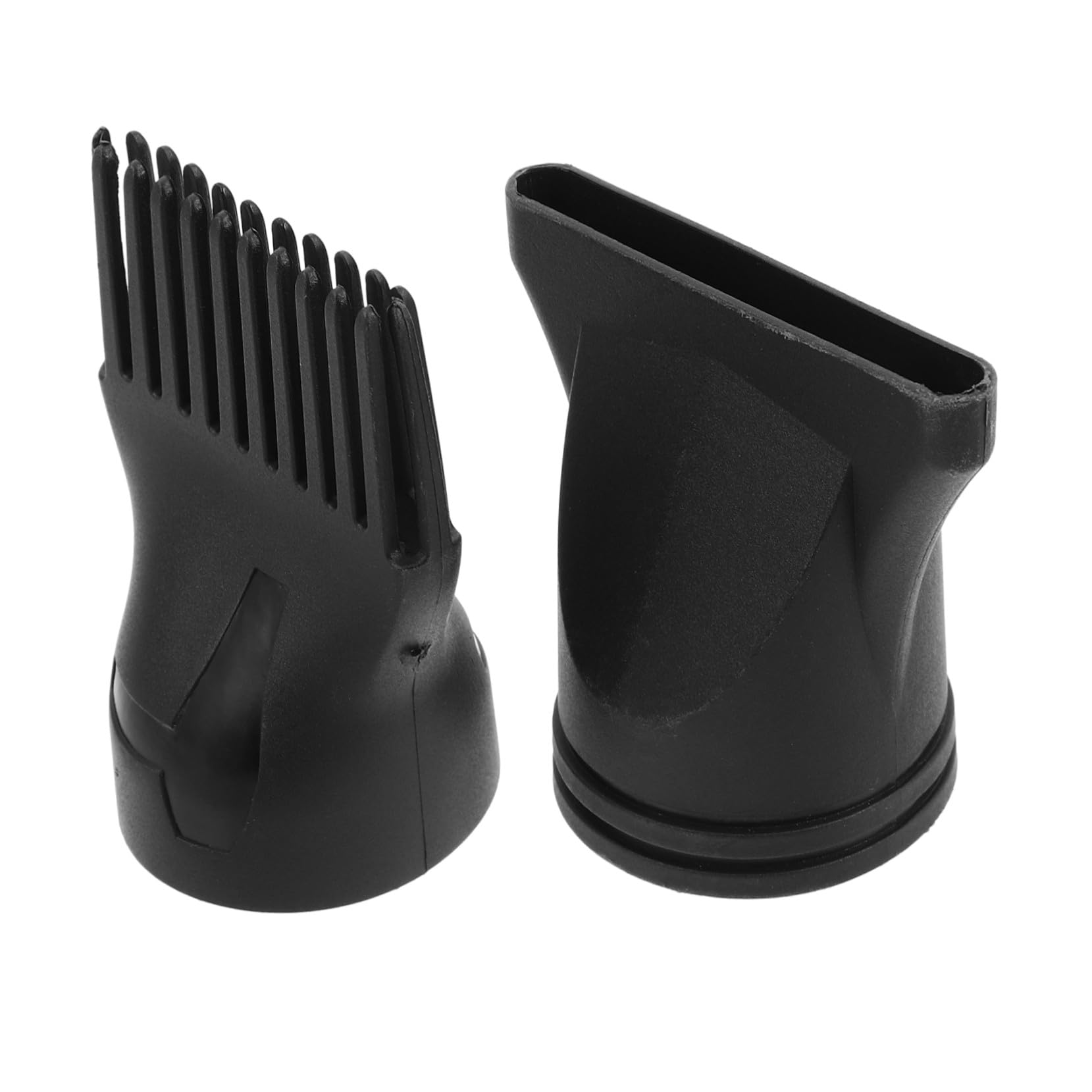 Set 2 Pezzi Ugelli Per Asciugacapelli Professionali in Plastica, Accessori Per Styling Chioma Con Pettine e Beccuccio Piatto, Strumento Da Parrucchiere Per Saloni e Uso Quotidiano