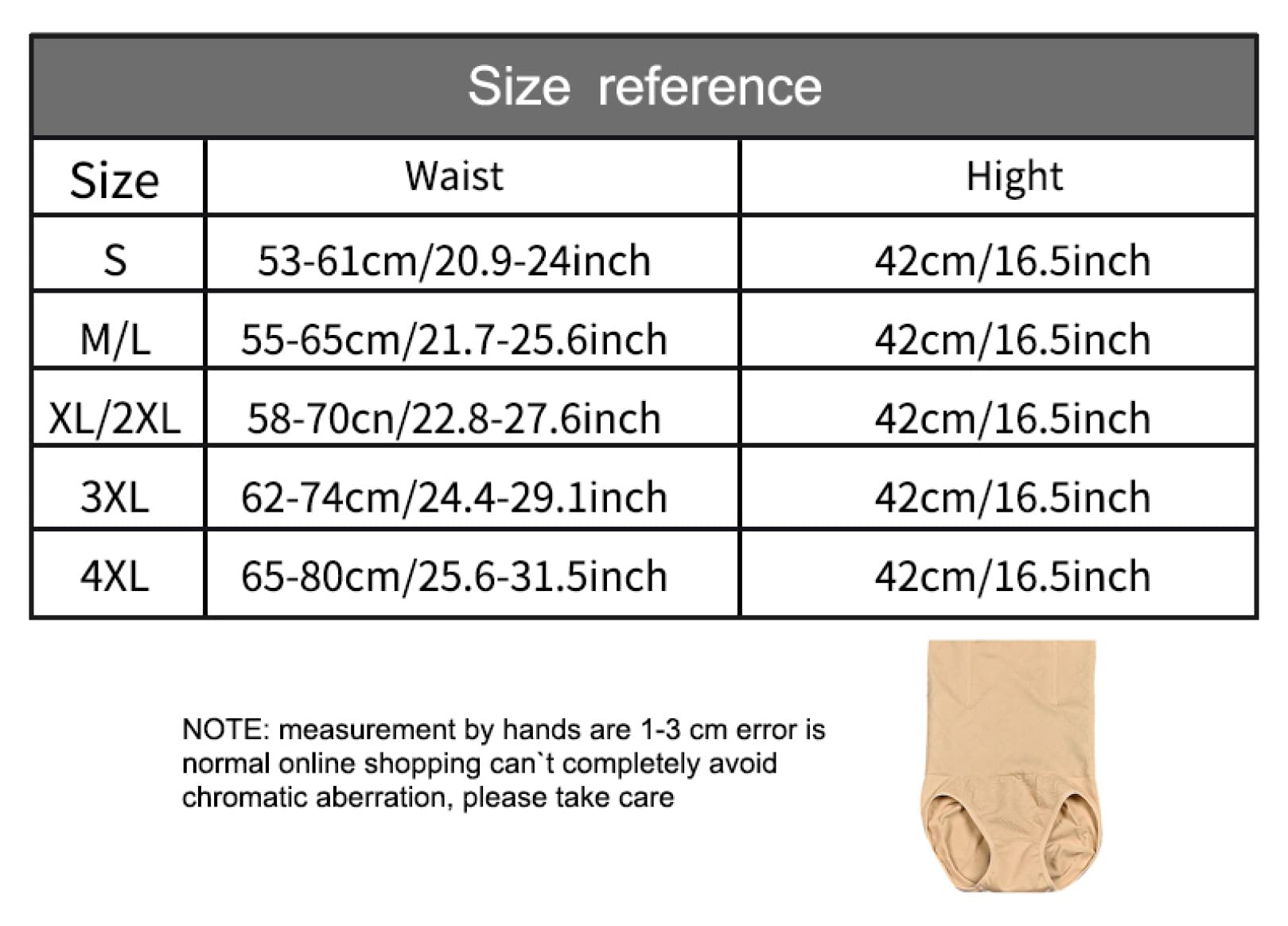 Ropa Moldeadora de Cintura Alta Levantador de glúteos sin Costuras para Mujer Bragas con Control de Barriga Bragas Moldeadoras de Cuerpo para Mujer