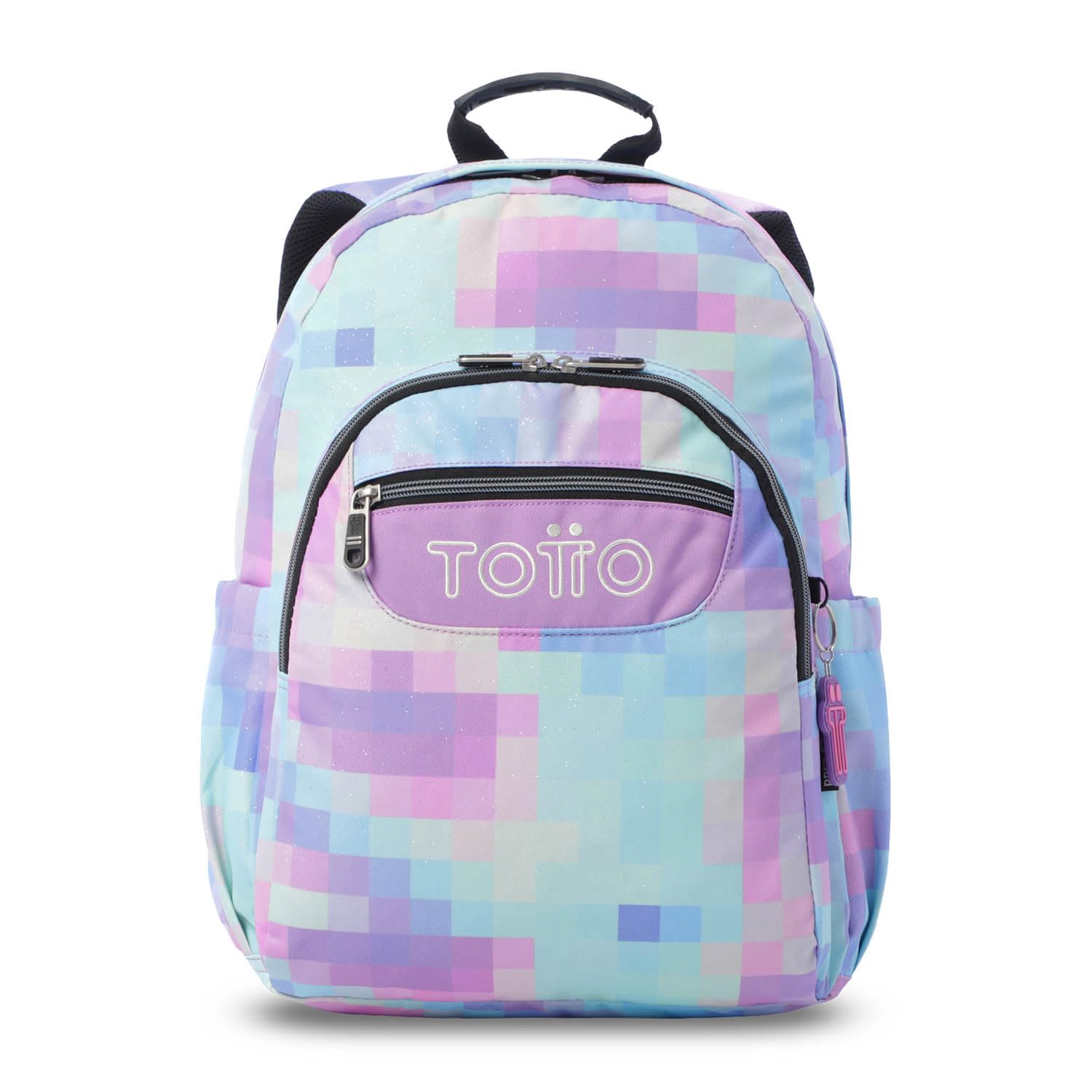 Mochila escolar adaptable TOTTO Acuareles Glitter de 20L para ordenador de 14 pulgadas 8