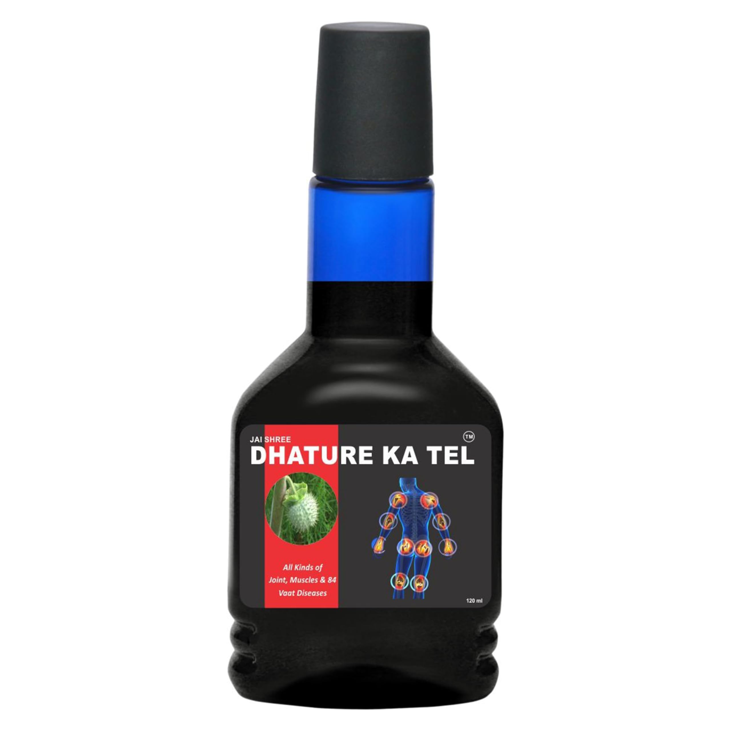 Jai Shree Dhature Ka Tel Natural Pain Relief Oil for Joint, Muscle, and Bone Pain 120 ml, Pack of 1 (B0CJPZVFTF) Amazon Price History, Amazon Price Tracker