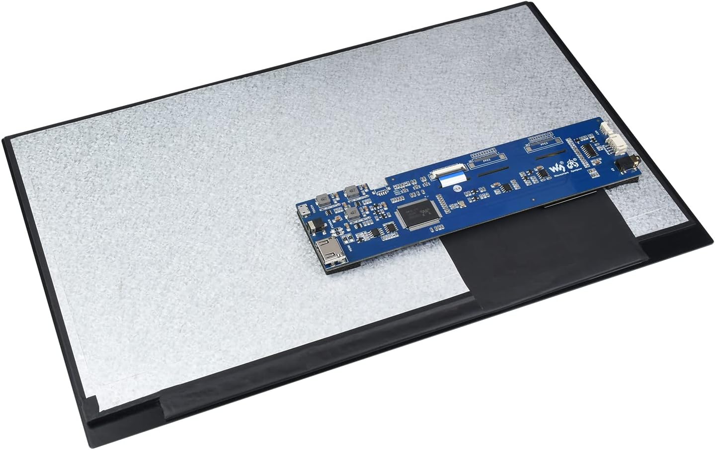 waveshare 15.6inch QLED Display Compatible with Raspberry Pi 5/4B/3B+/3B/2B/B+/A+/Zero/Zero W/WH/Zero 2W 1920 × 1080 Resolution 10 Points Touch Supports Jetson Nano and Windows 11/10/8.1/8/7