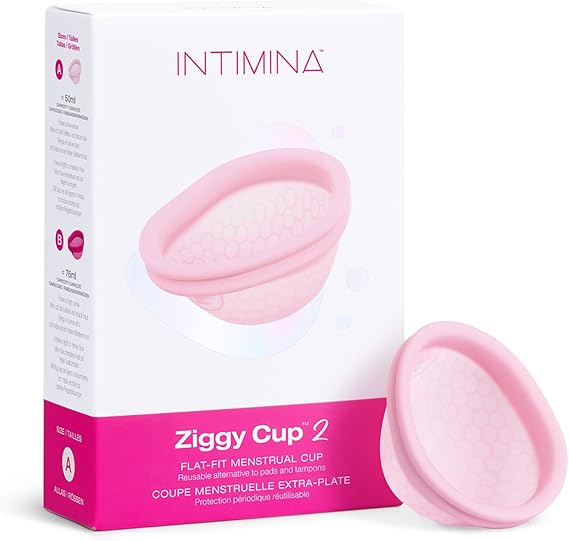 Intimina Ziggy Cup 2 New Generation UltraThin FlatFit Reusable