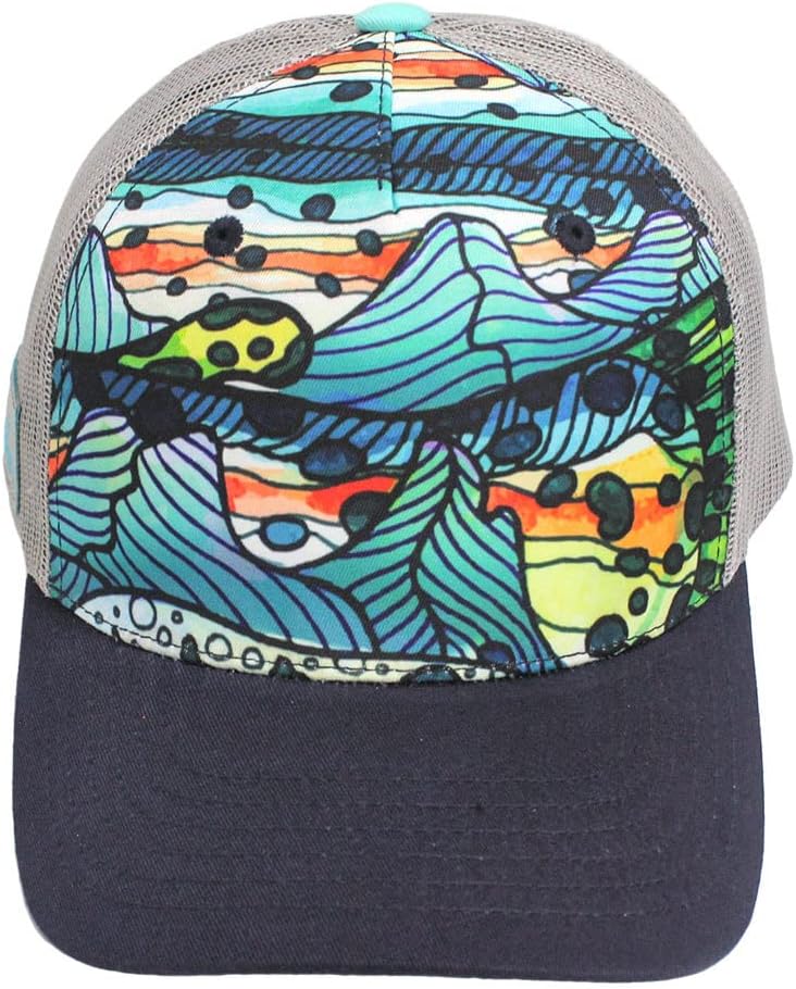 FisheCute Trucker Hats for Women | Snapback Fishing Hat | Fishing Apparel & Paddle Board Accessories | Womens Fishing Hat