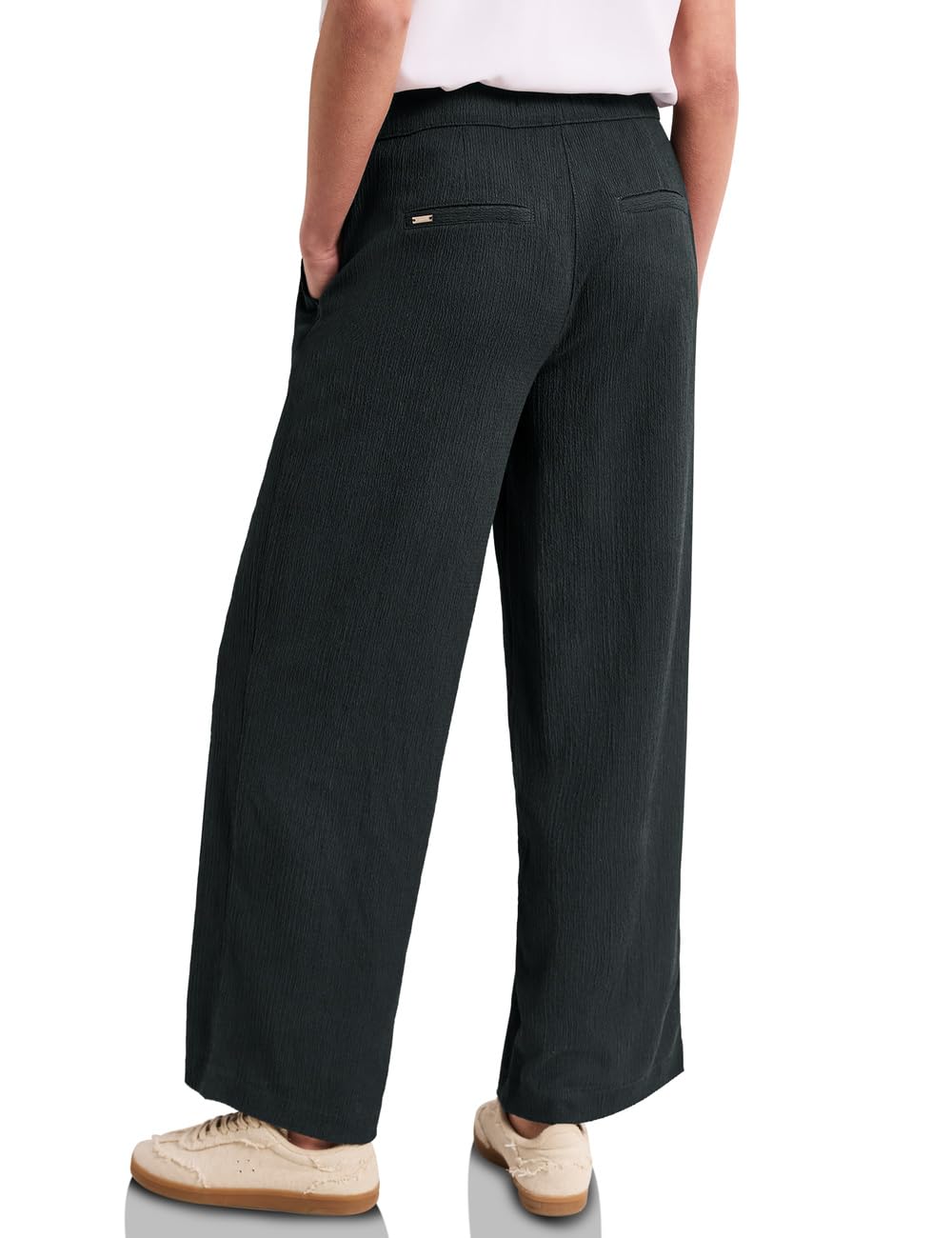 Street One Damen High Waist Wide Leg Hose im Casual Fit 3817775