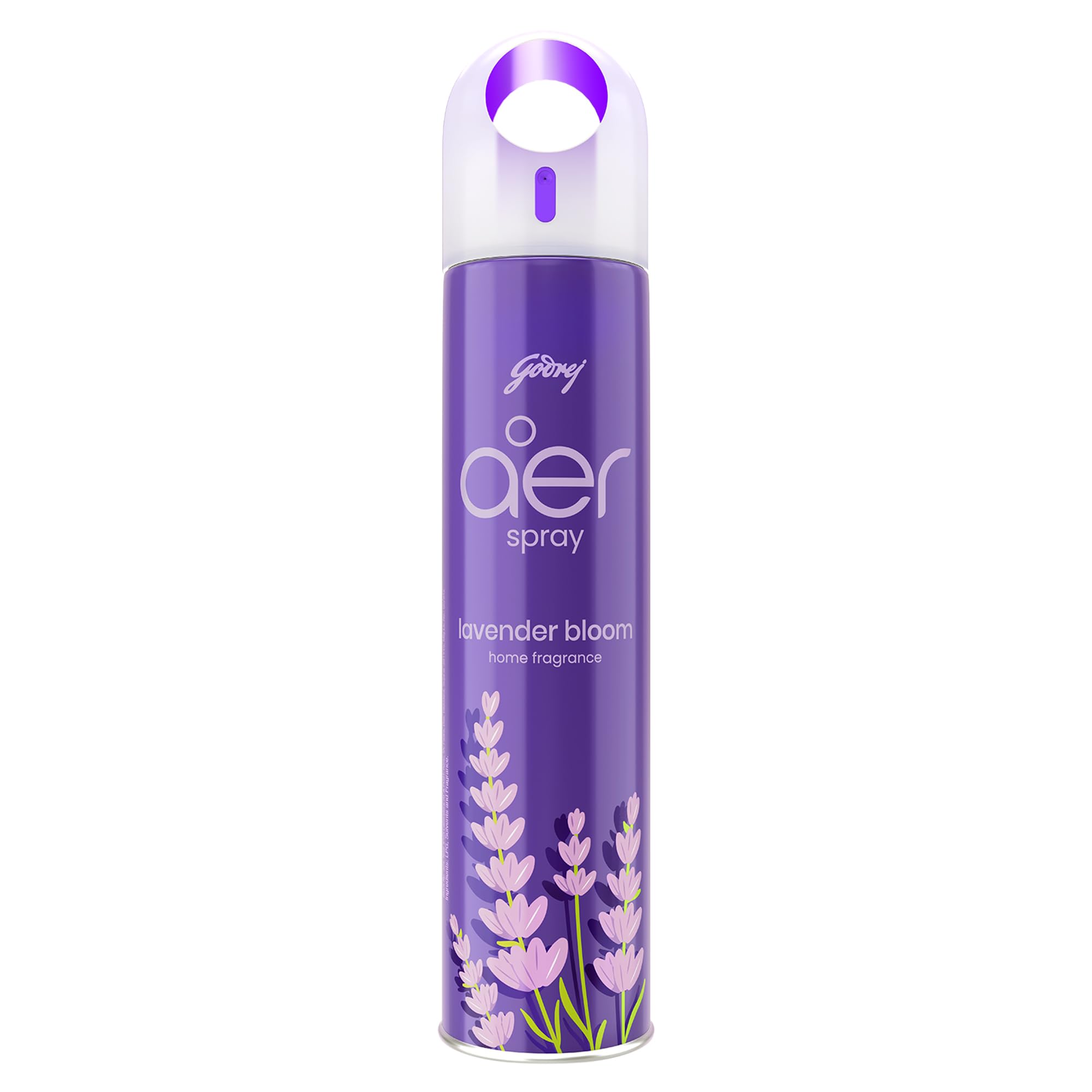 Godrej aer Spray | Room Freshener for Home & Office - Lavender Bloom (180 ml) | Long-Lasting Fragrance