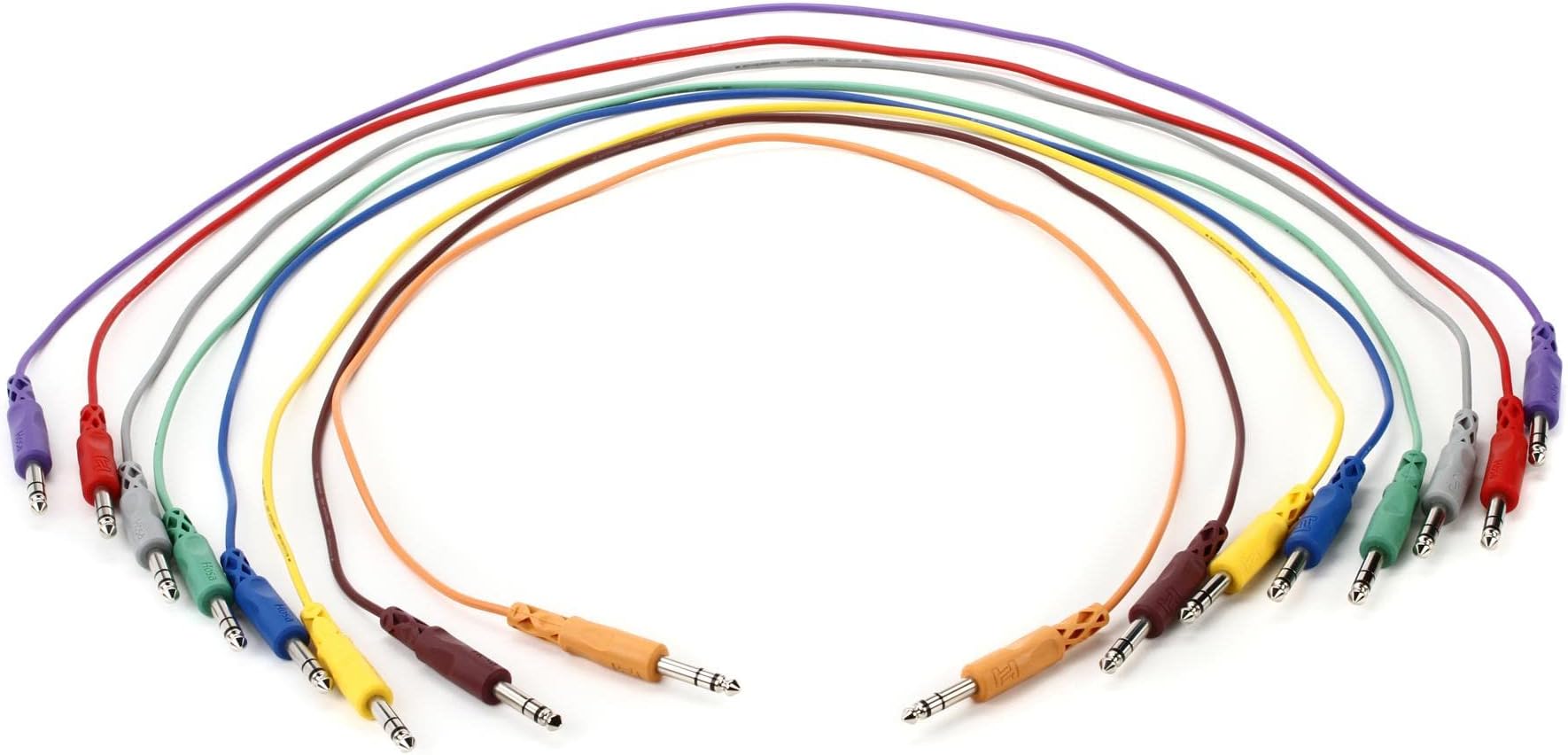 Amazon.com: Hosa CMM-845 Eurorack Patch Cables 8-Pack - 1.5 Feet ...
