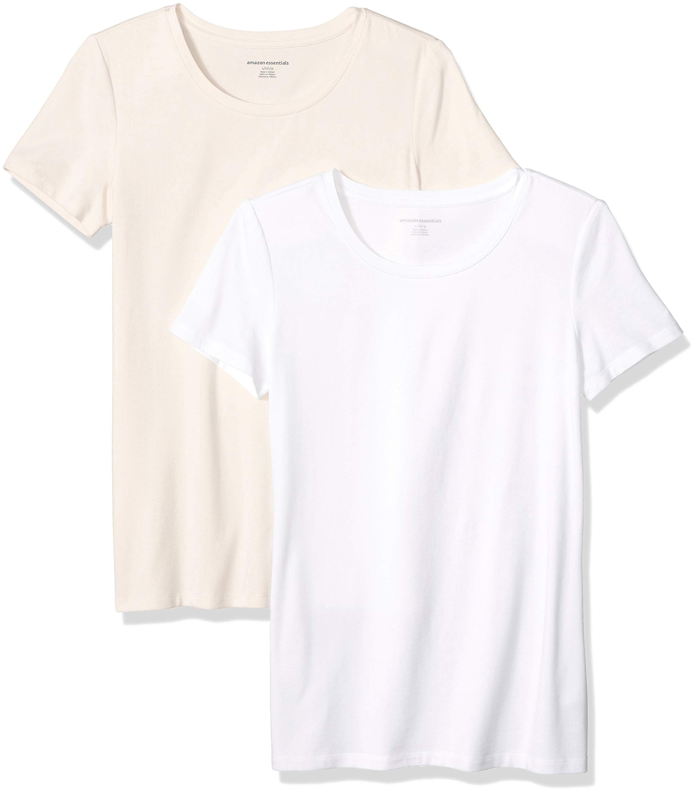 Amazon Essentials Women's Regular-Fit Short-Sleeve T-Shirt (Crewneck and V-Neck Options), Multipacks — view 67