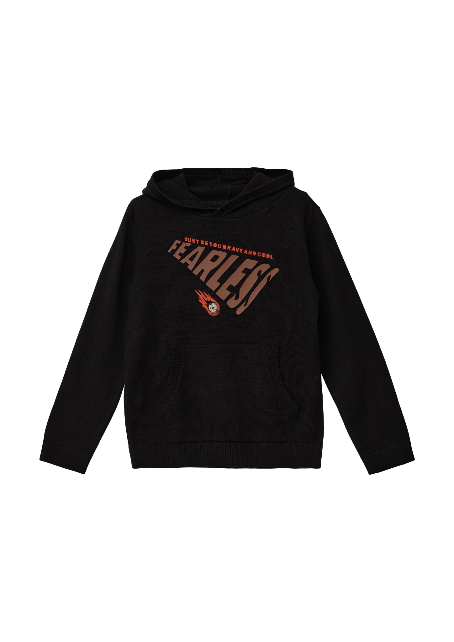Pull à capuche garçon molletonné avec poche kangourou pour un confort total