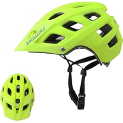 Casco Bicicleta Marcas Exclusky Casco MTB Hombre Casco Bicicleta Mujer Cascos Bicicleta Montaña Casco Ciclismo Hombre Casco Bicicleta Adulto MTB Enduro Casco de Bicicleta con Visera para Casco Ciclismo Carretera (56-61cm)