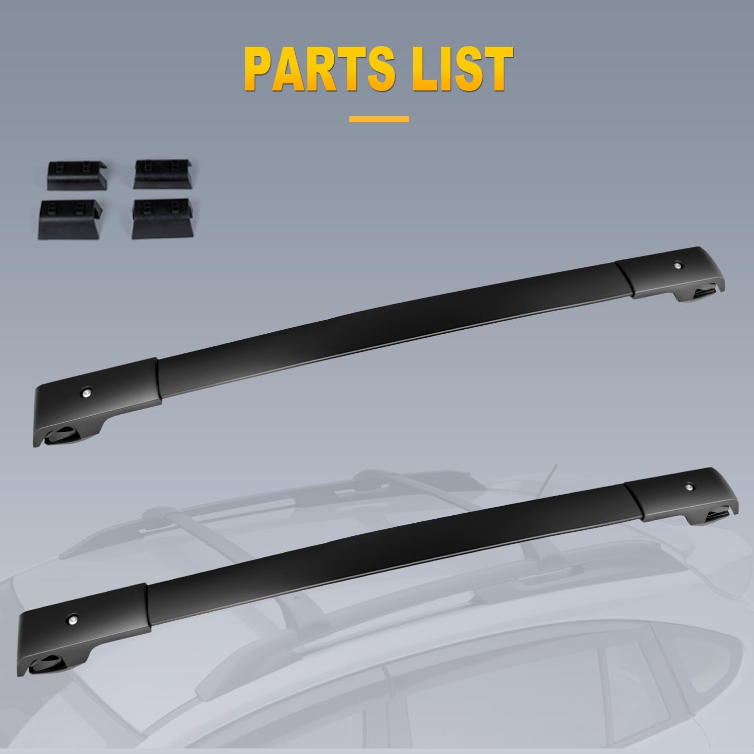OCPTY Roof Rack Cross Bars Fit for Subaru Forester 2009 2010 2011 2012 2013 Cargo Bars for Cargo Carrier Bag Luggage Kayak Canoe Bike Snowboard Skiboard - Fits Side Rails Models ONLY
