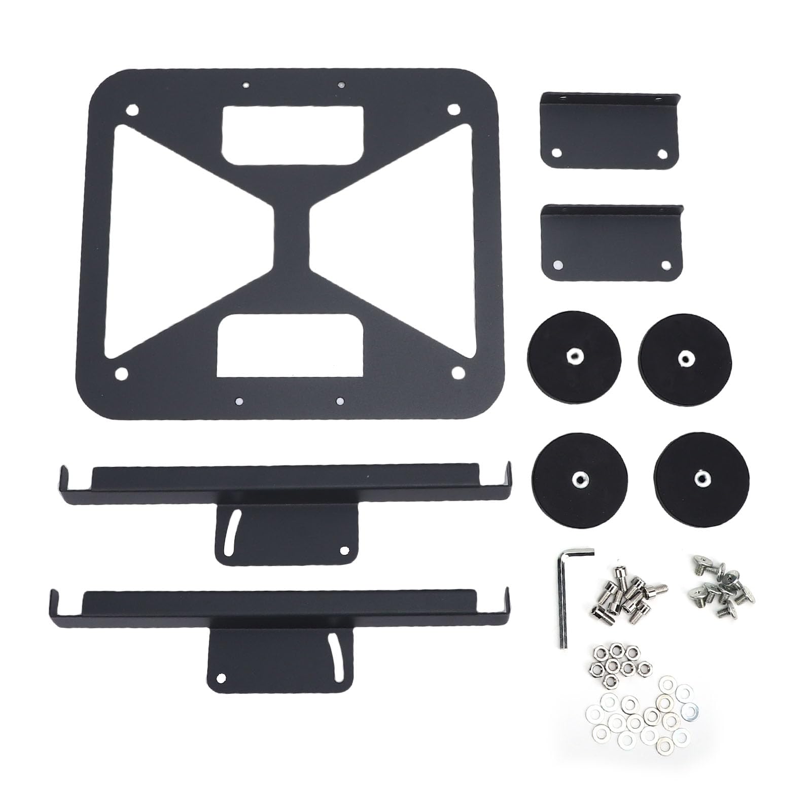 Fafeicy Supporto Magnetico Rettangolare per Antenna, Staffa Regolabile 30