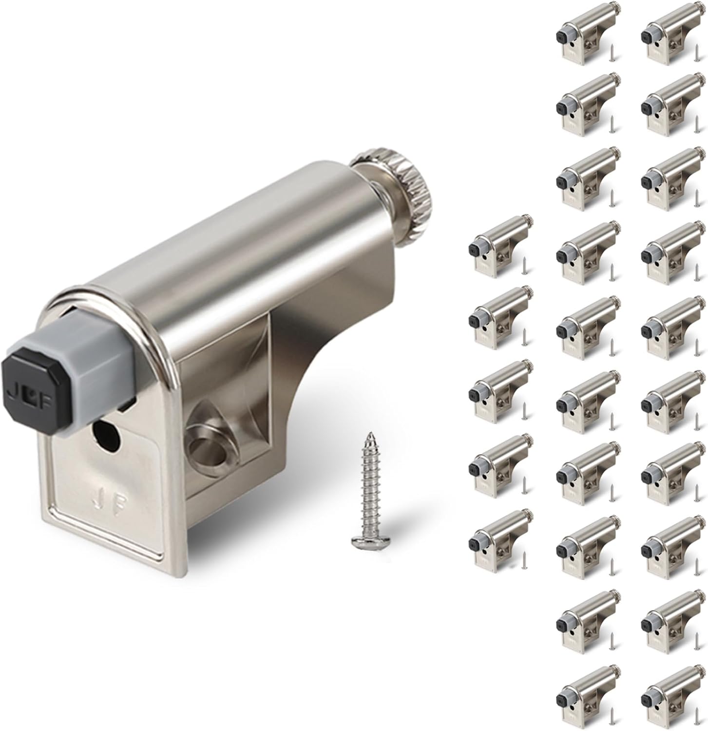 25 Pcs Soft Close Cabinet Door Damper, Soft Close Dampers for Cabinet Doors/Wardrobe/Kitchen/Bookcases, Hydraulic Cabinet Buffer Damper, Silent Door Closing, with self-Closing Mechanism