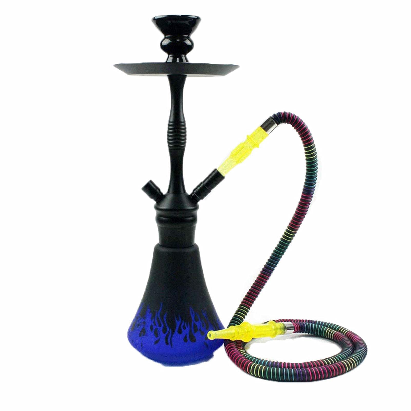 Shisha Set 20" Shisha Shisha Combo Kit Set Shisha Kit Mit Milchglastank Ein Silikon Shisha Schlauch Ton Shisha Schüssel Leicht Zu Reinigen