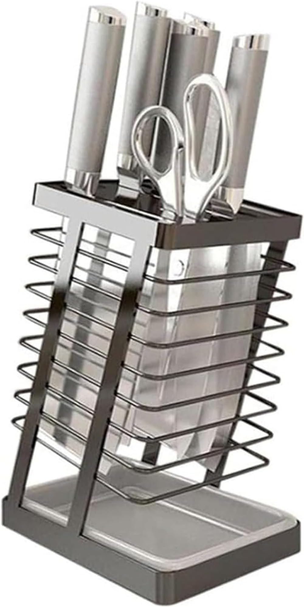 包丁スタンド 包丁立て ステンレス 通気穴・清掃穴付きラクラクお掃除仕様