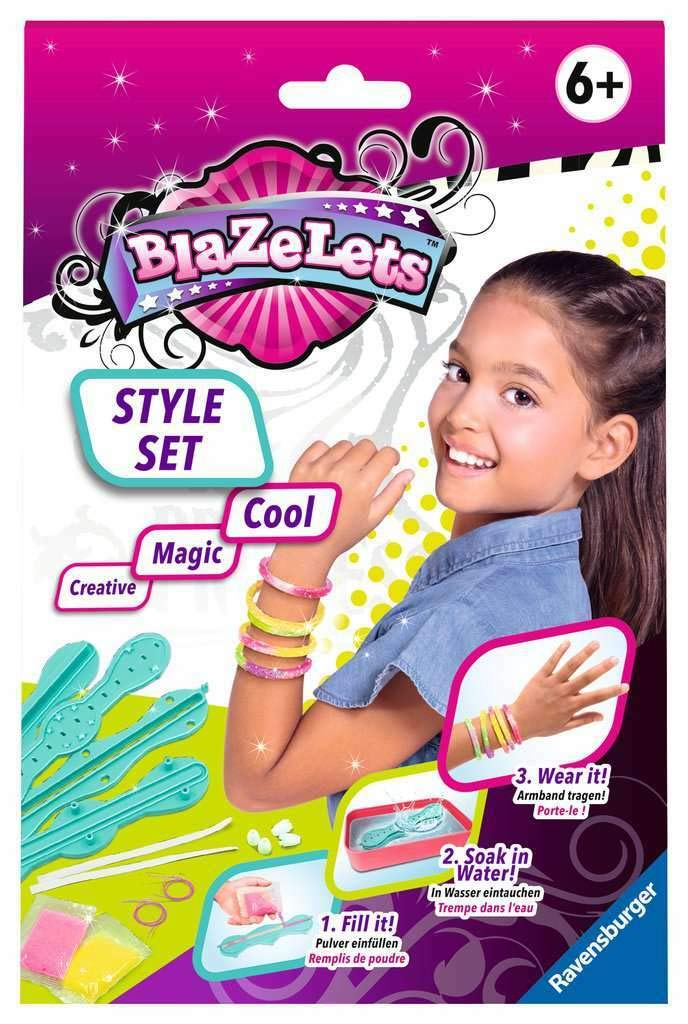 Ravensburger - Blazelets Style Set - Jeu Créatif - Bracelets Colorés Et Pailletés - Enfant Dès 6 Ans - 18070