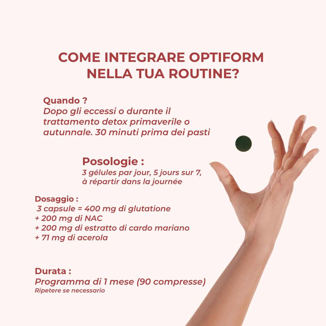 GLUTATIONE gastroresistente + NAC + Cardo Mariano + Acerola | Immunità Antiossidante Anti-invecchiamento | INOLAB Laboratorio