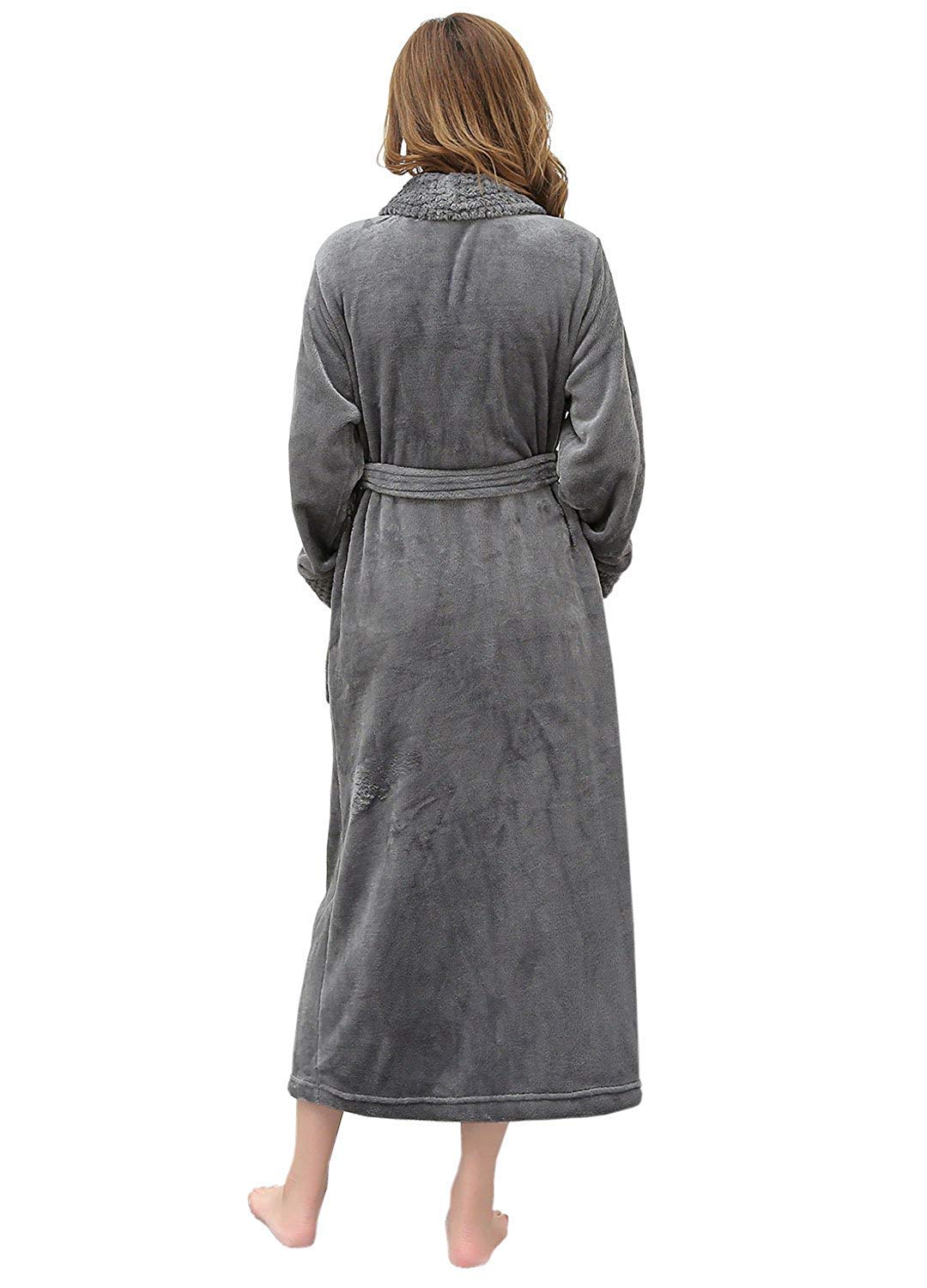 PUTUO Vestaglia Donna Invernale Lunga: Accappatoio Donna in Microfibra Caldo Elegante per Inverno