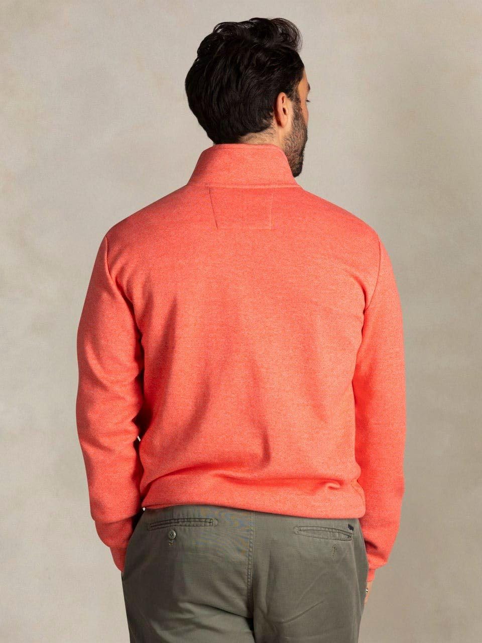 New Zealand Auckland NZA Half-Zip Mokau Orange - Herren - Bekleidung