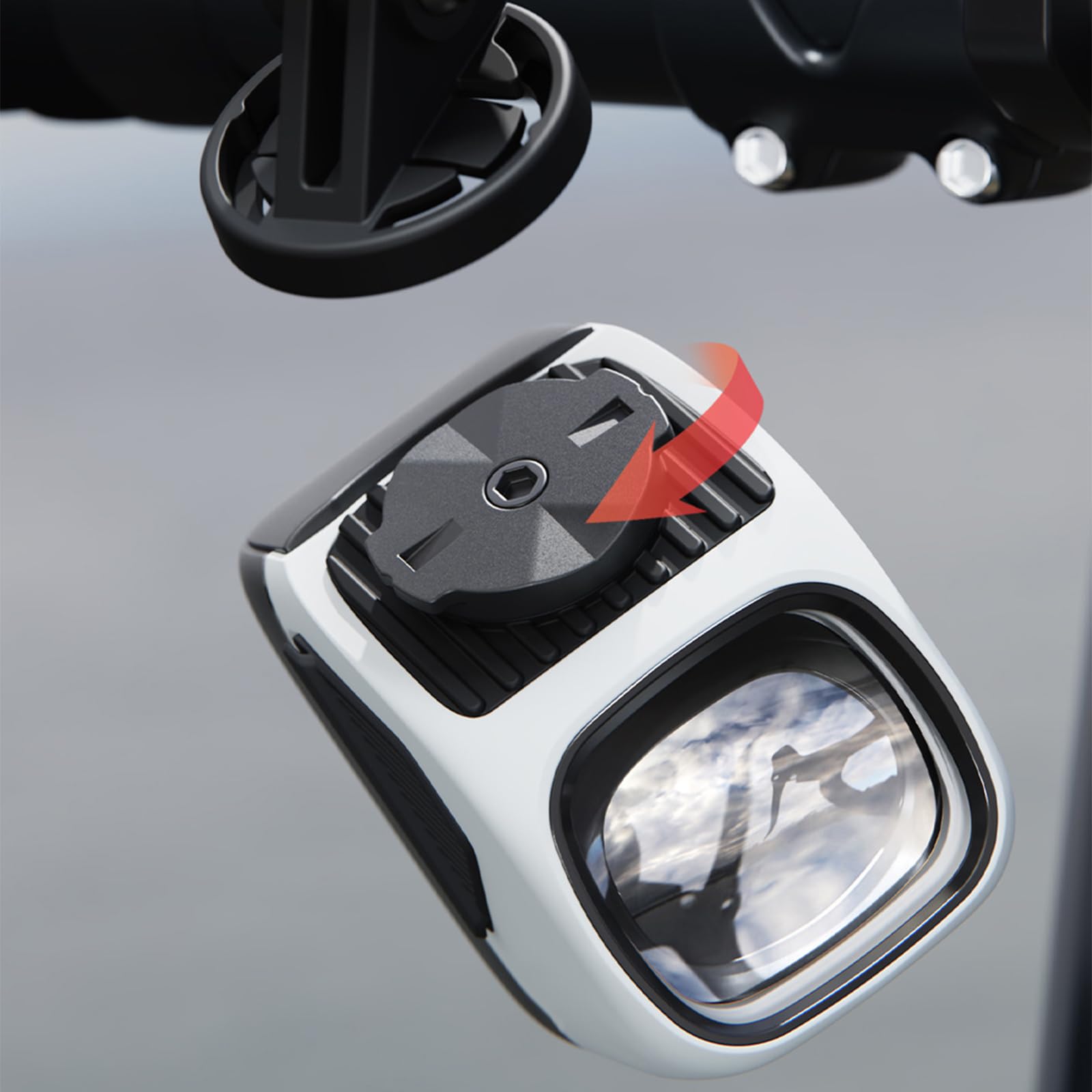 Luce anteriore per bici da strada Potente faro per biciclette Lampada da ciclismo impermeabile Lampada da ciclismo ad alta luminosità Strumento per esterni Potente faro per biciclette