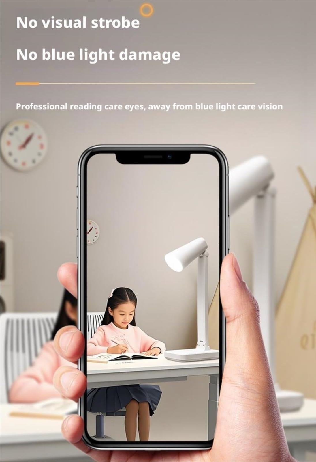 Lampara Escritorio para Oficina Lámpara LED Flexible con Brillo Ajustable y Control táctil Recargable por USB Moderno Flexo Escritorio
