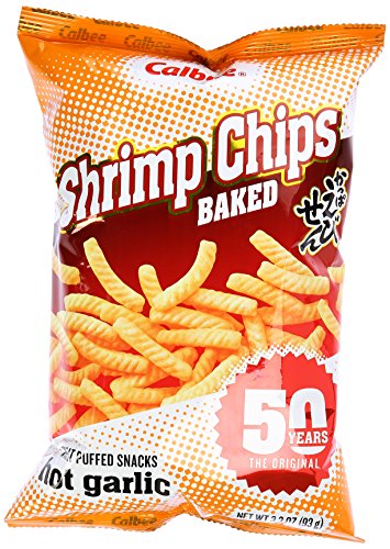 Calbee Chips Shrimp Garlic, 3.3 oz