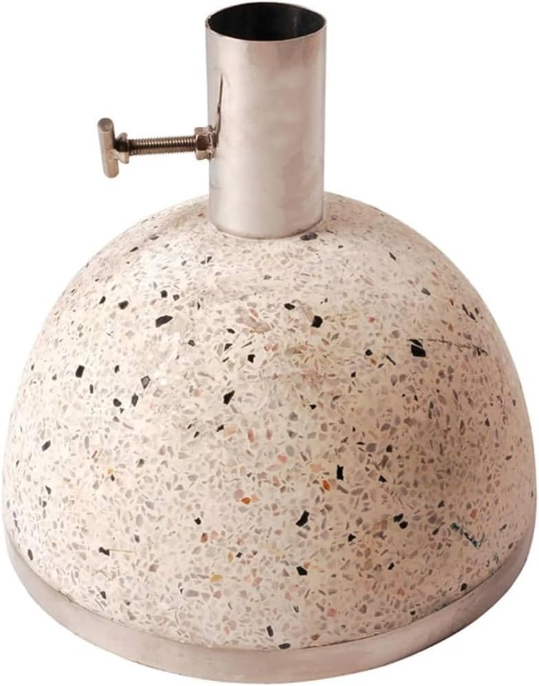 Esschert Design PV09 24 x 25 x 25cm 115Kg S Granite Parasol Stand - White