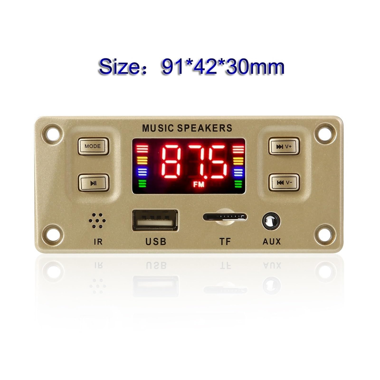Módulo Decodificador De Reproductor De Placa De Amplificador De Potencia Digital De Audio Bluetooth Pequeño Pero poderoso(Y05-B-01)