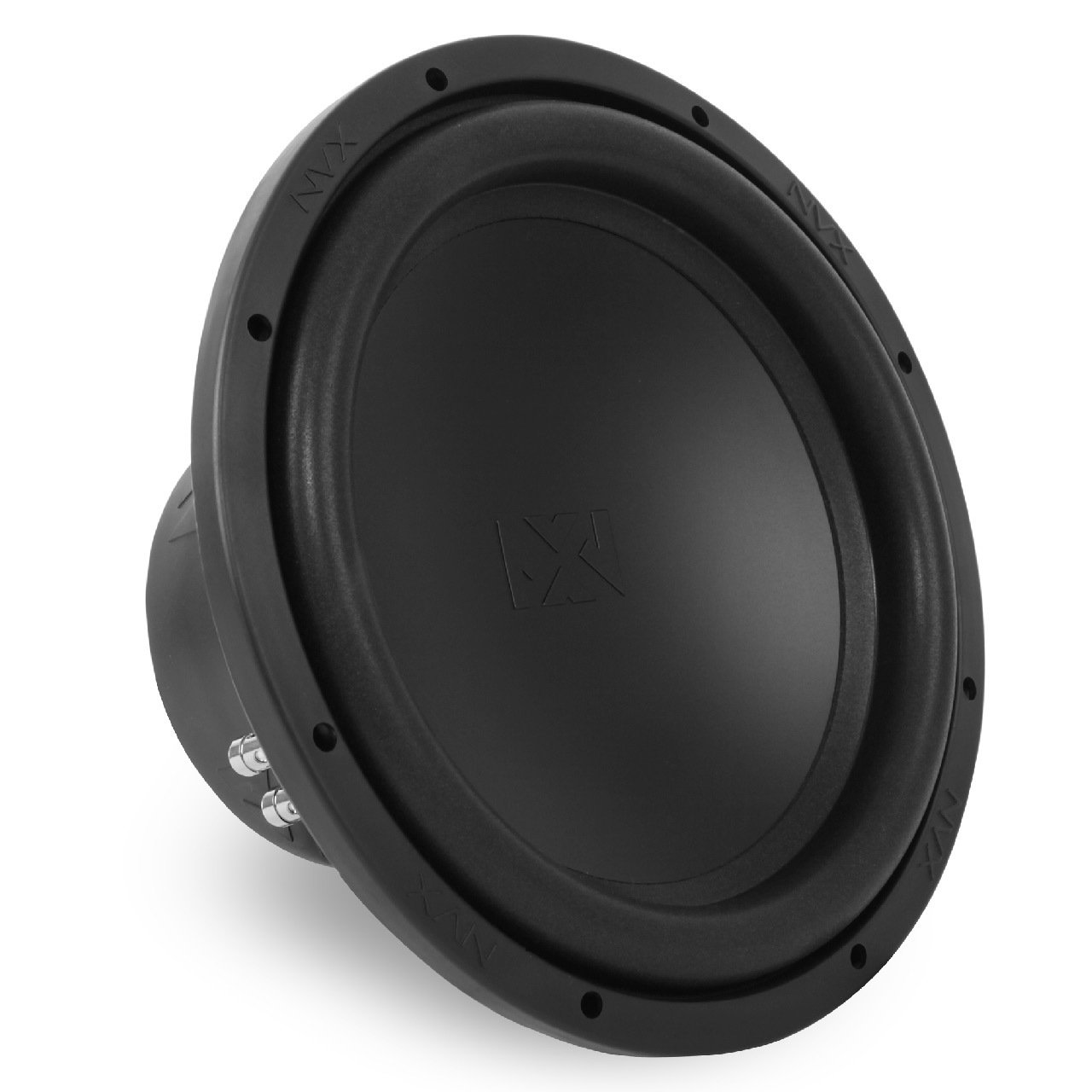 NVX 12" 600 watt RMS 1200 watt Peak Professional Grade VS-Series Dual 4-ohm Car Subwoofer [VSW124V2]